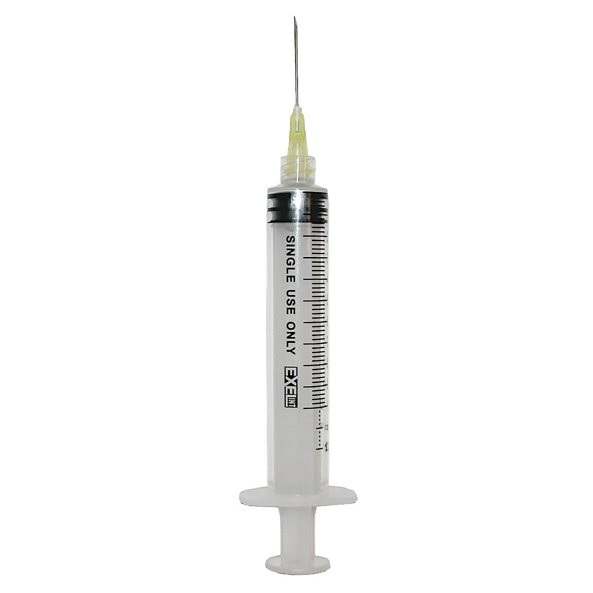10-12cc Syringe/Needle Combination with Luer-Lock Tip, 20g x 1", Yellow