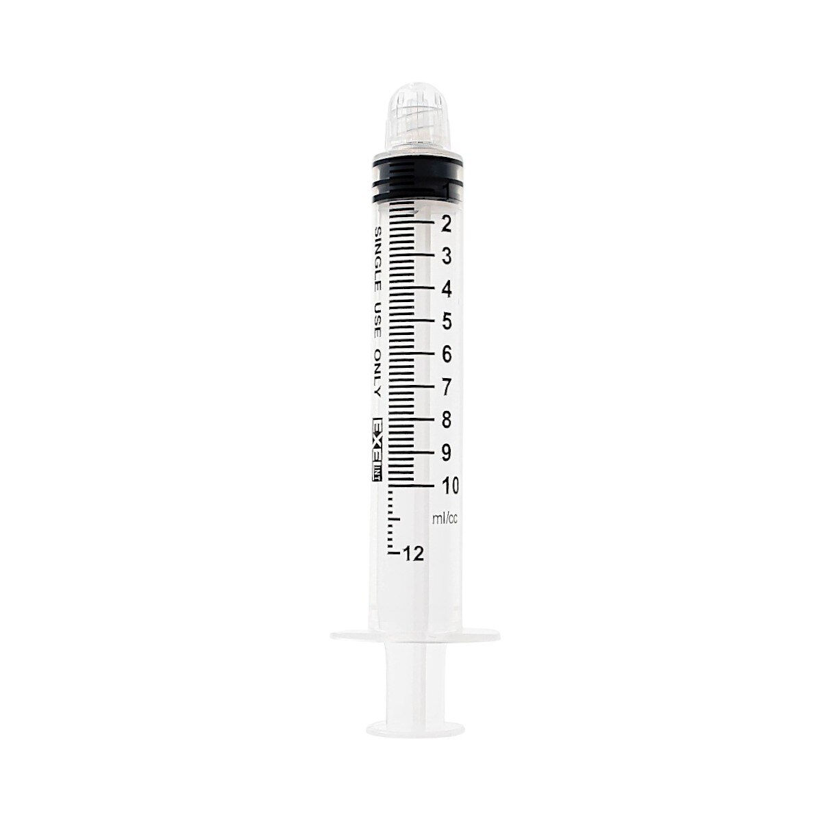 10-12cc Syringe Only with Luer Lock & Cap