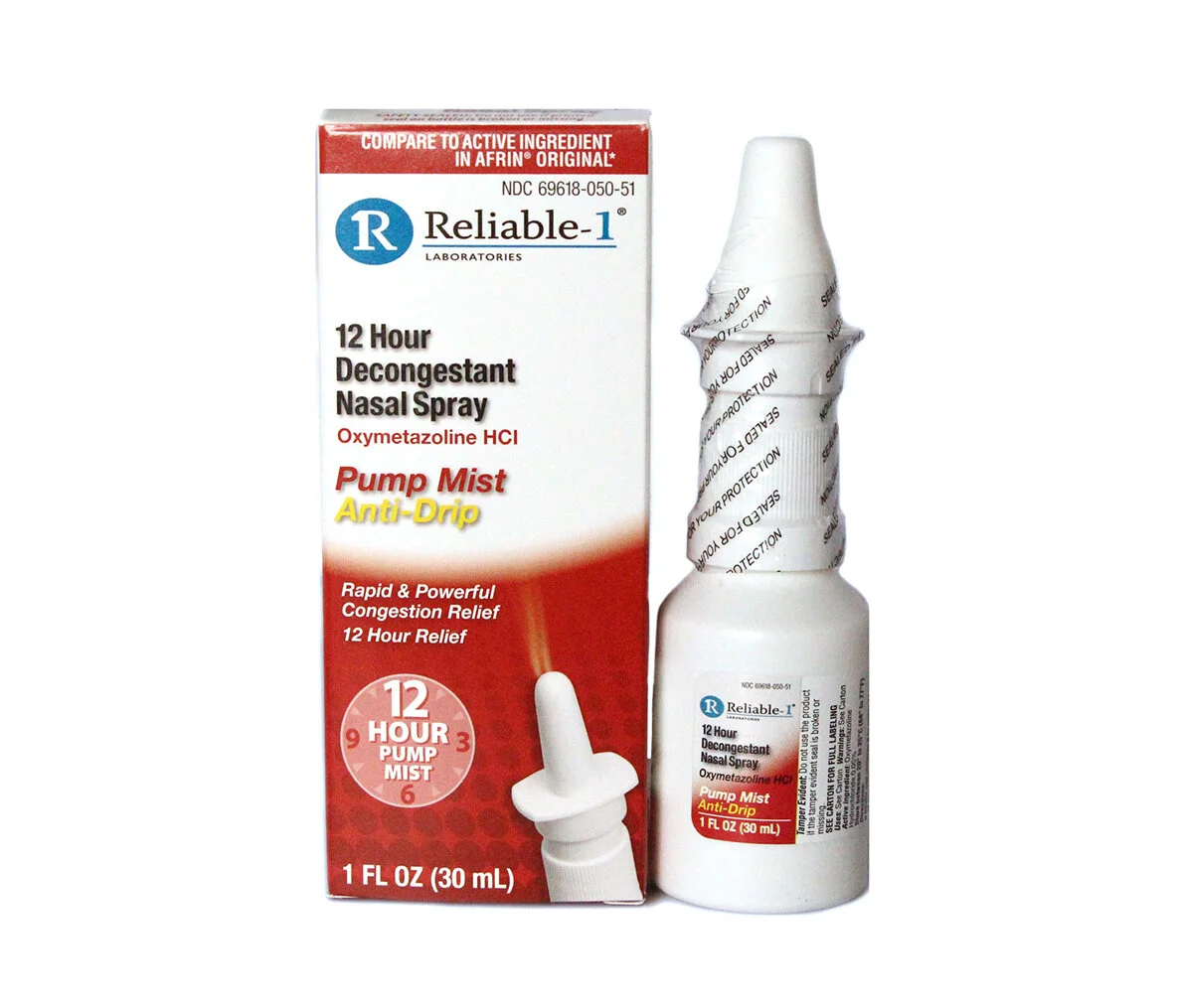 12HR Nasal Decongestant Spray, 30mL