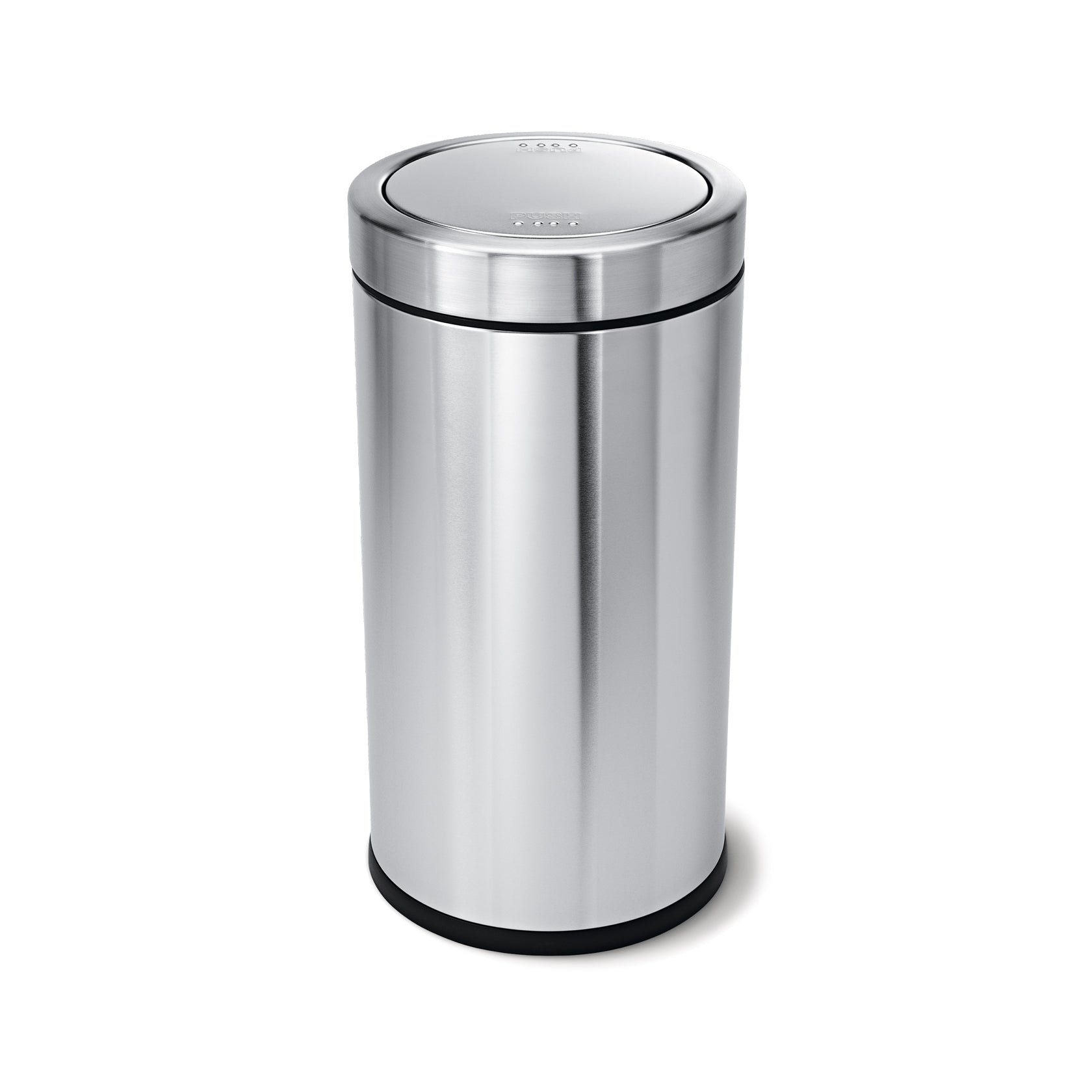 15 gallon Round, Swing Top, Stainless Steel Waste Can
