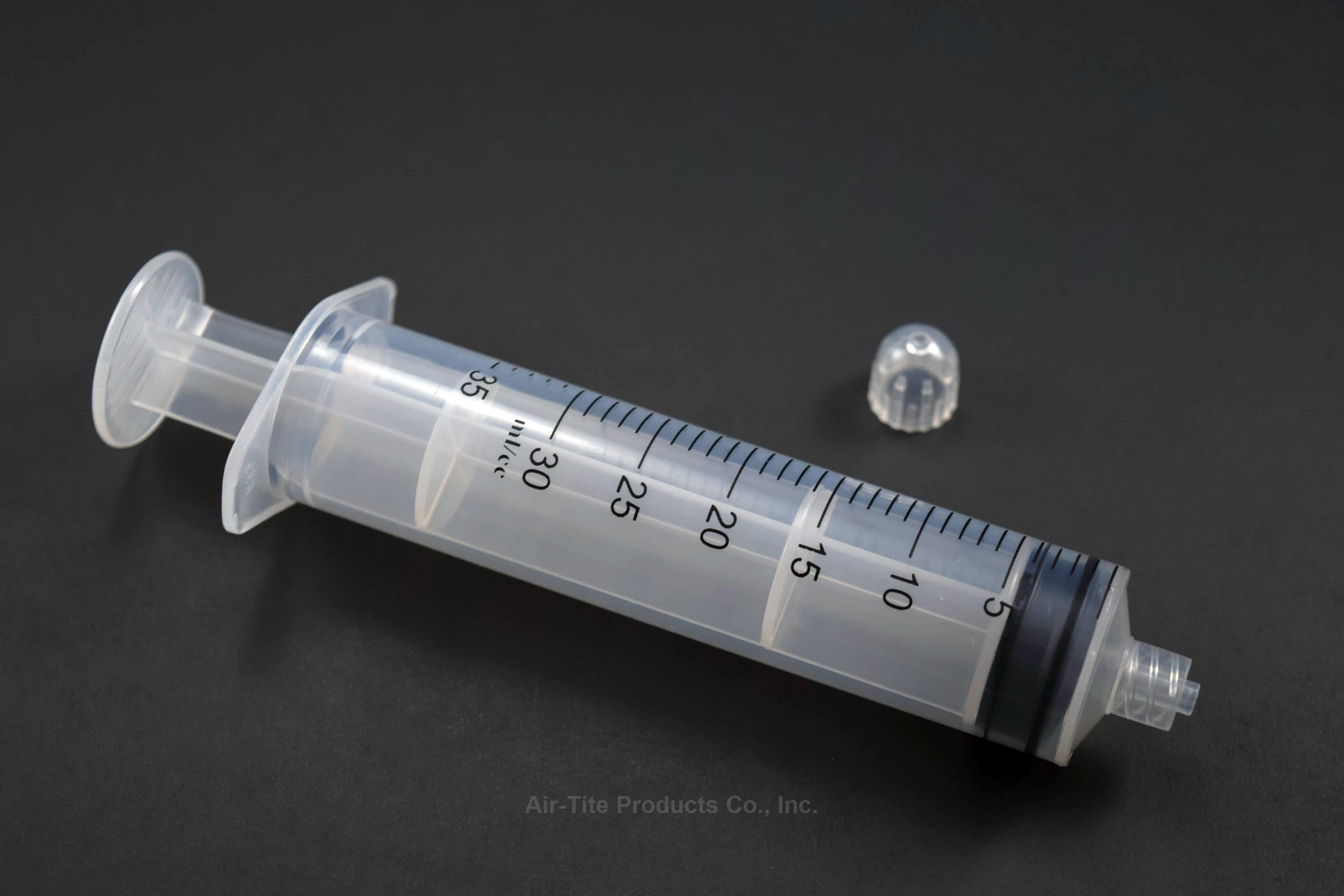 30 - 35cc Syringe Only with Luer Lock & Cap