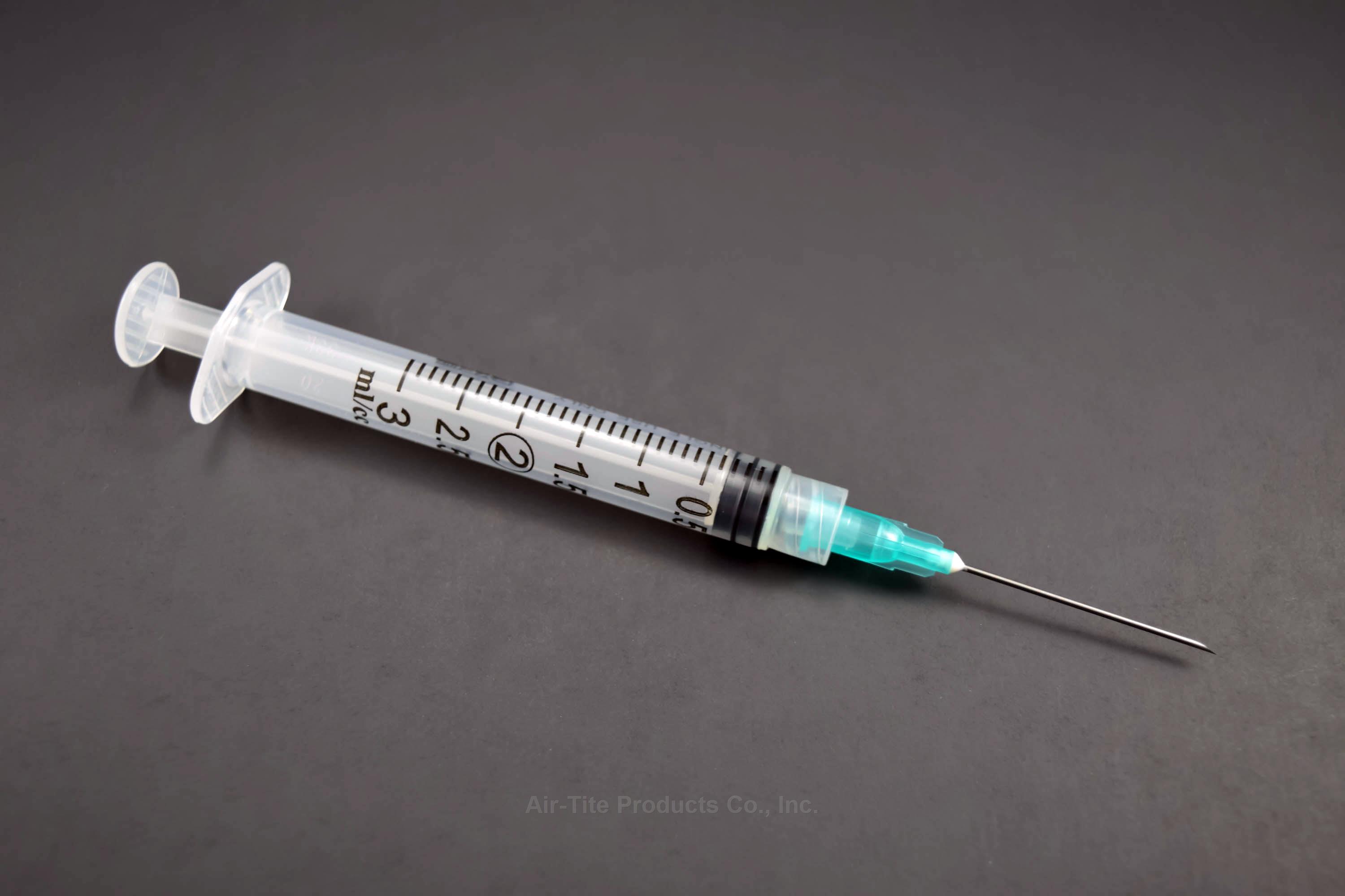 3cc Syringe/Needle Combination with Luer-Lock Tip, 21g x 1 1/2"