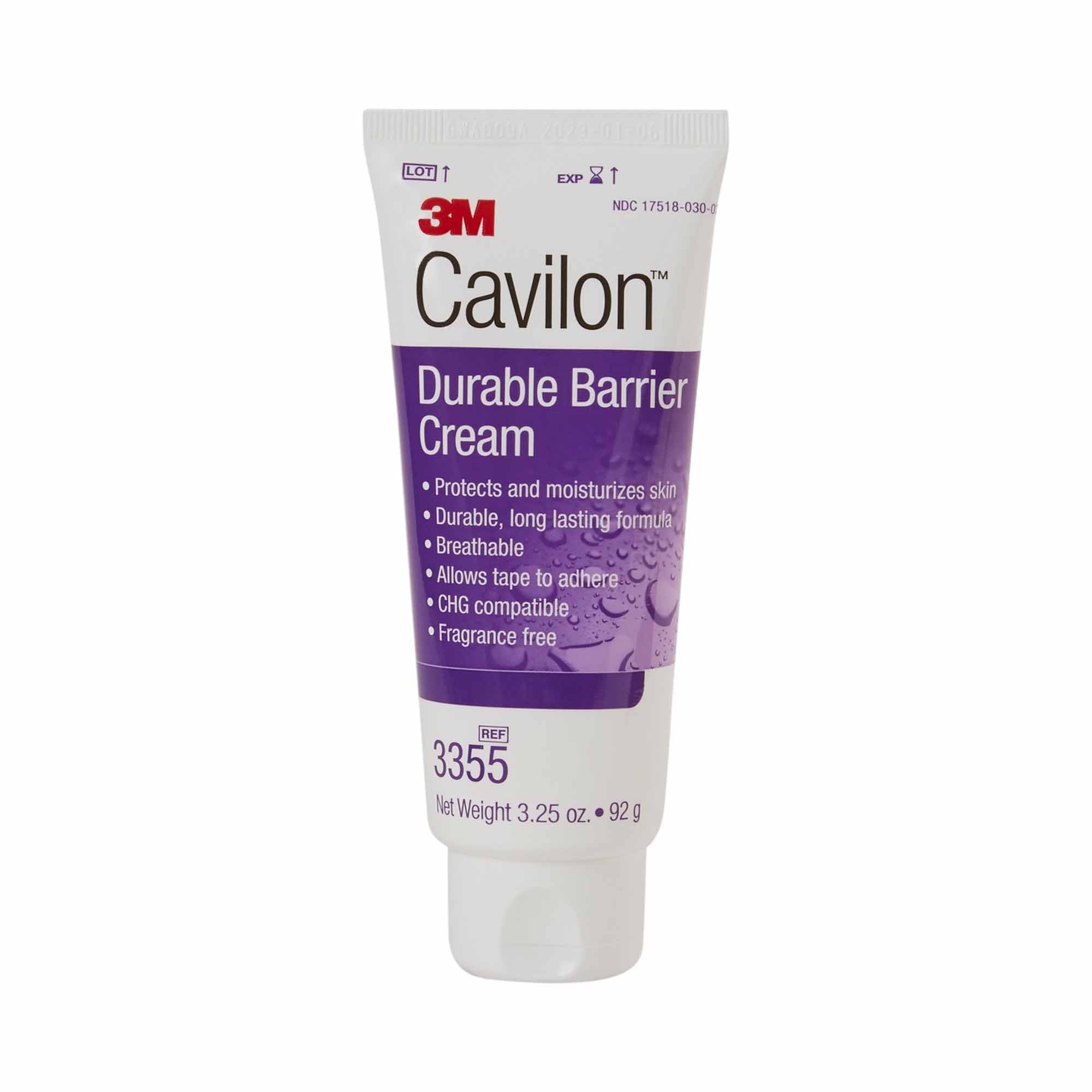 3M™ Cavilon™ Durable Barrier Cream, Fragrance Free, 3.25 oz Tube