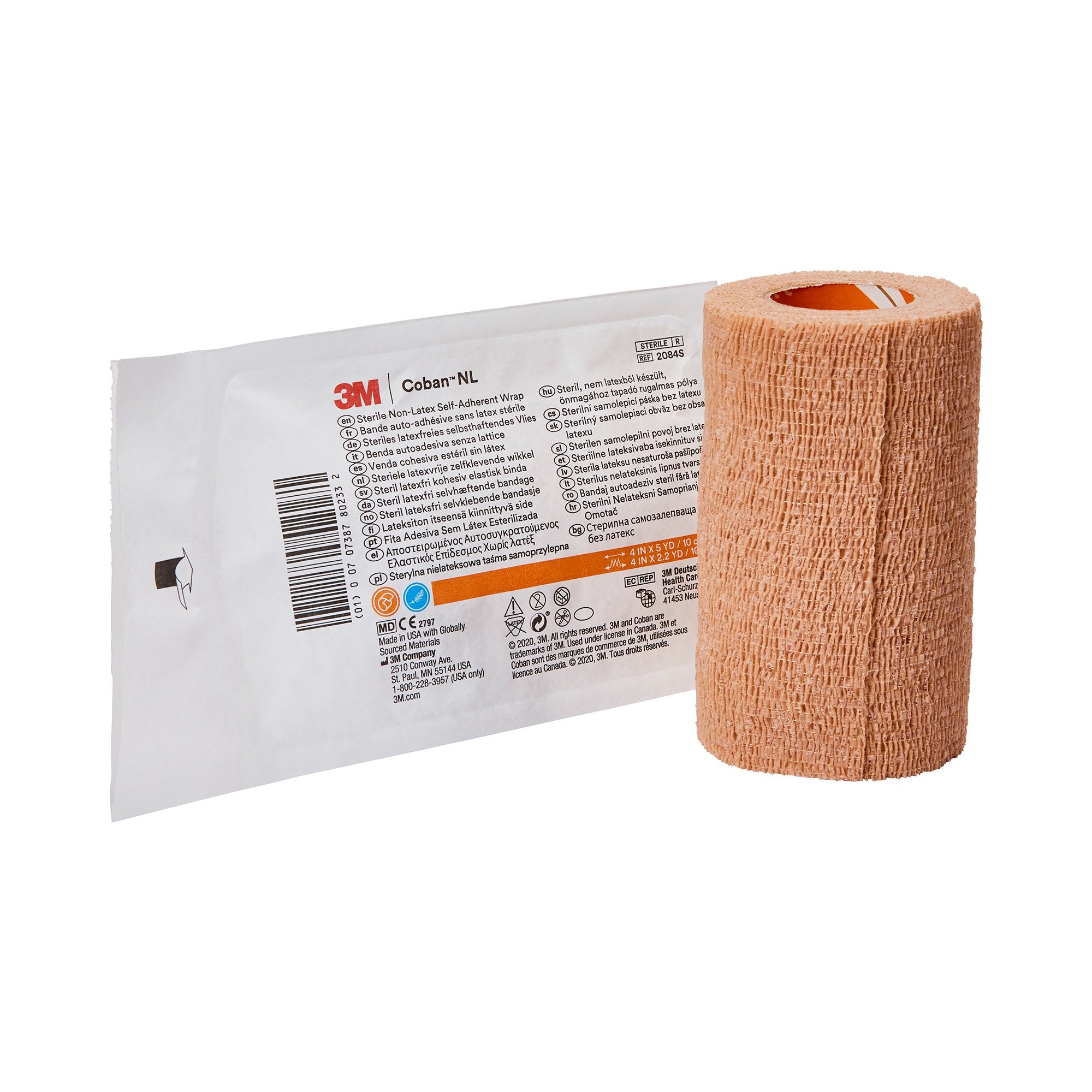 3M™ Coban™ Self-Adherent Wrap, 4" x 5 yds