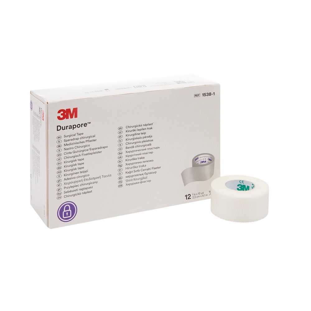 3M™ Durapore™ Surgical Tape, 1" x 10 yds