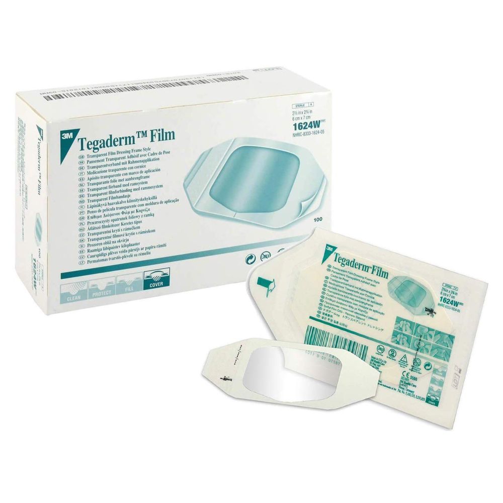 3M™ Tegaderm™ Transparent Film Dressing, Frame Style, 2 3/8" x 2 3/4"