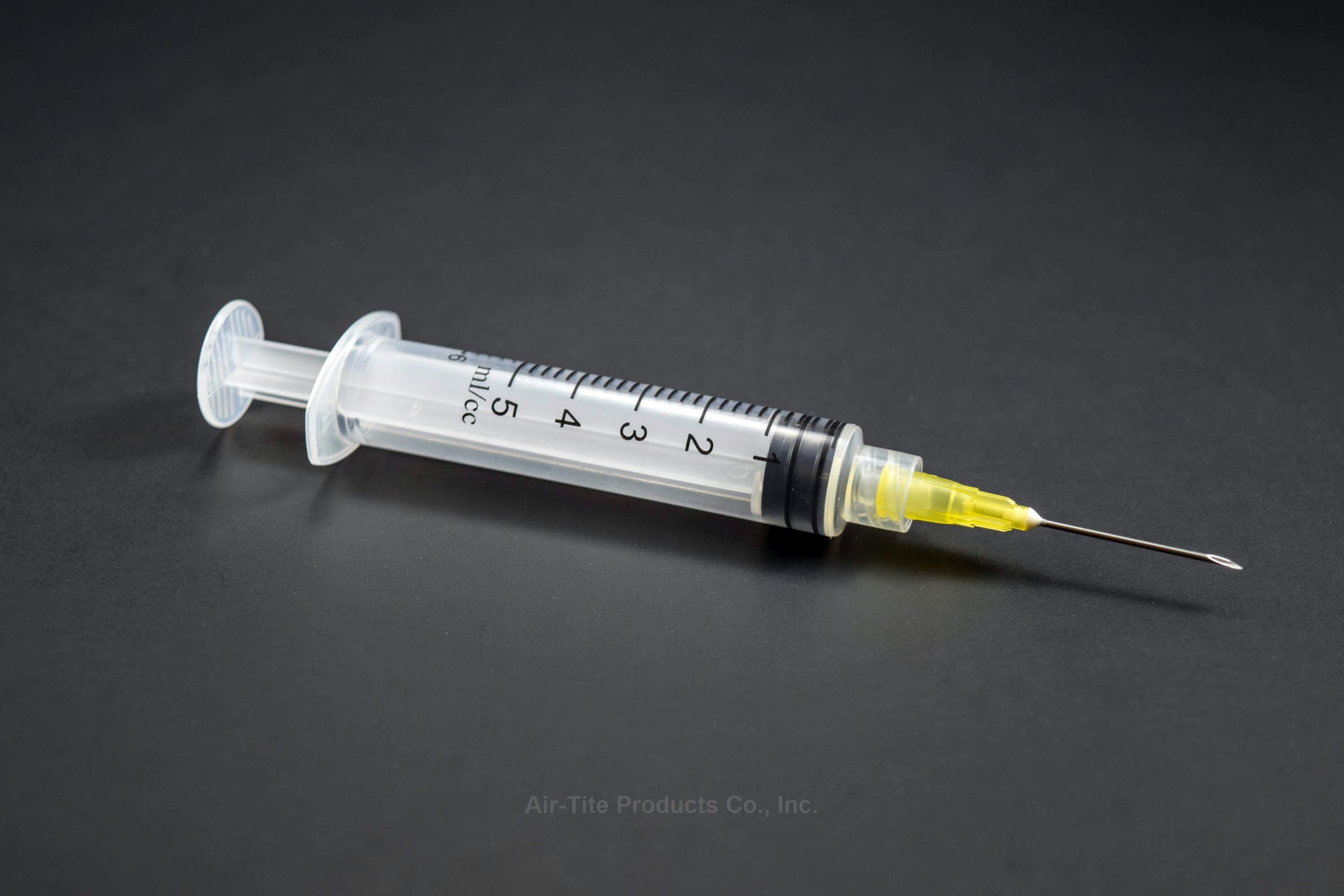 5-6cc Syringe/Needle Combination with Luer-Lock Tip, 20g x 1", Yellow