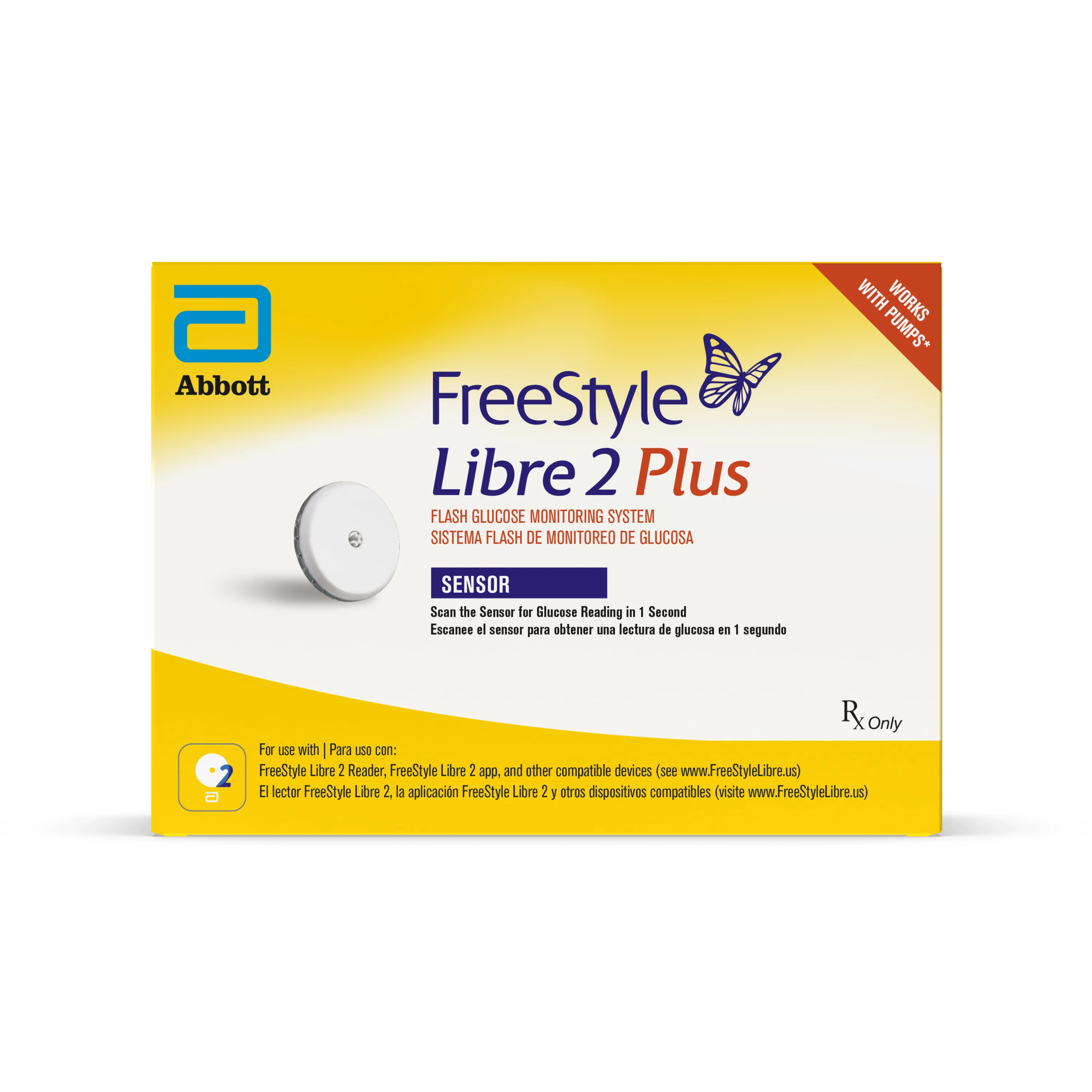 Abbott FreeStyle - LIBRE 2 PLUS - Sensor Kit (A4239)