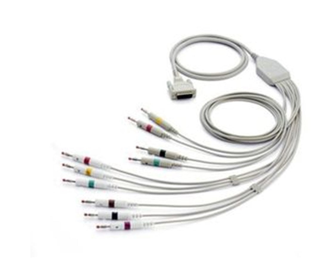 Accessories: 10-Lead ECG Cable, CP50 and/or CP150, Banana, 1.5 Meter, AHA (US Only)