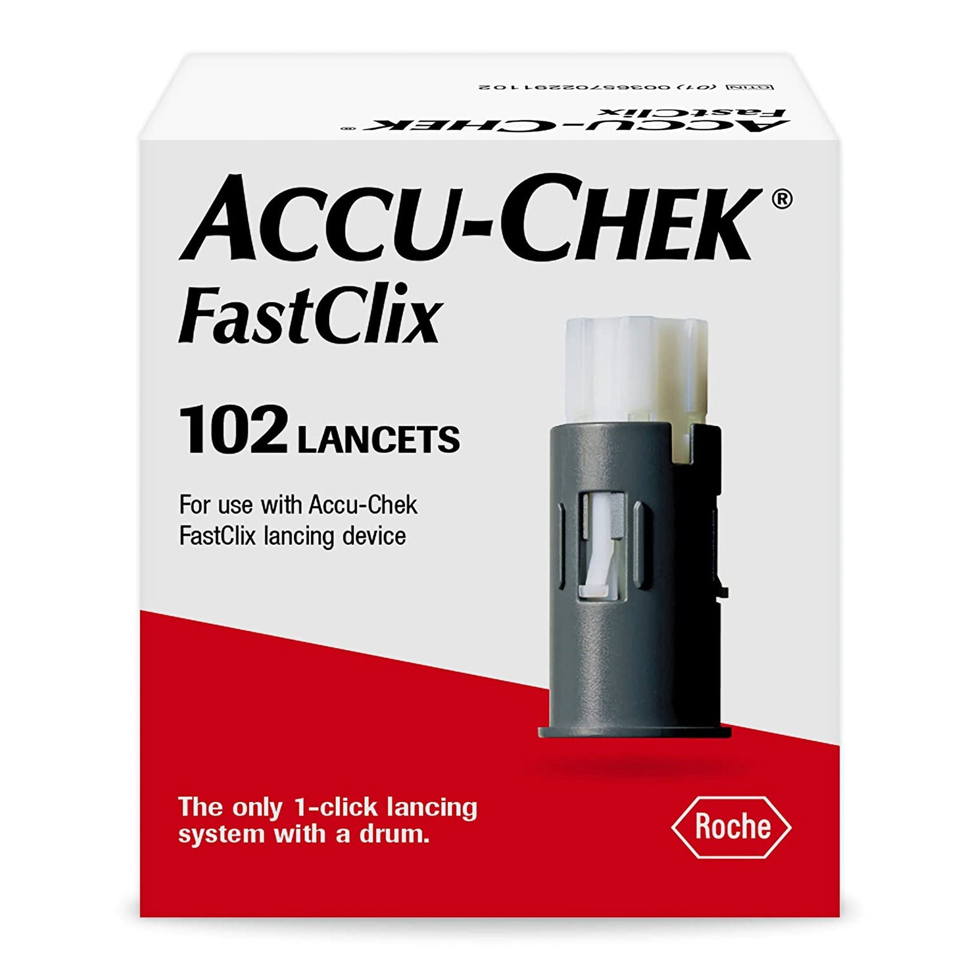 Accu-Chek® FastClix Lancets, 102ct., Retail