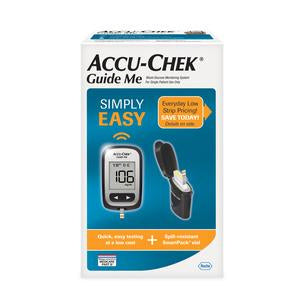 Accu-Chek® Guide Me Blood Glucose Monitoring System (Includes: Meter, Softclix Lancing Device & 10 Lancets, Carrying Case)
