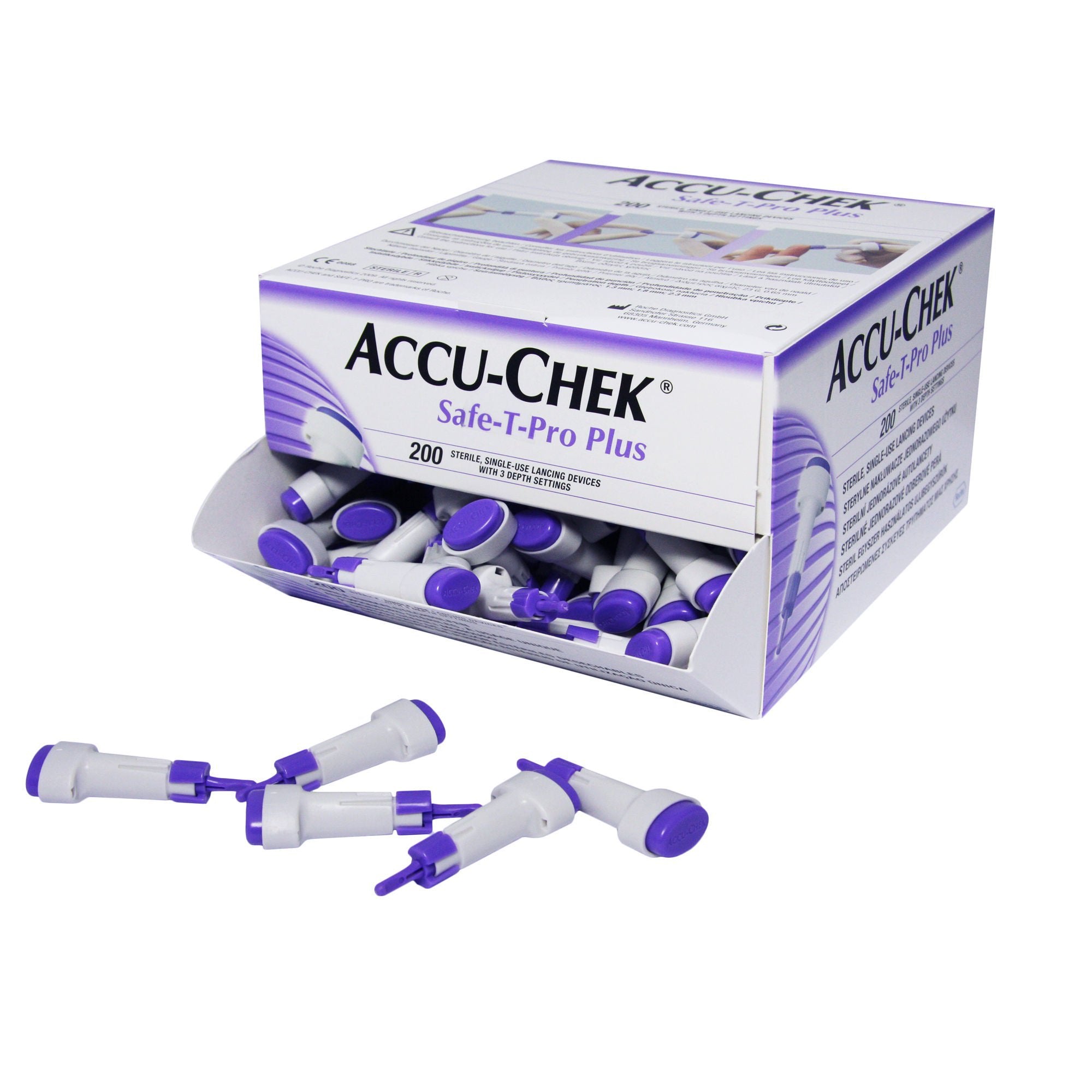 Accu-Chek® Safe-T-Pro Plus 23g Lancets, 200ct.