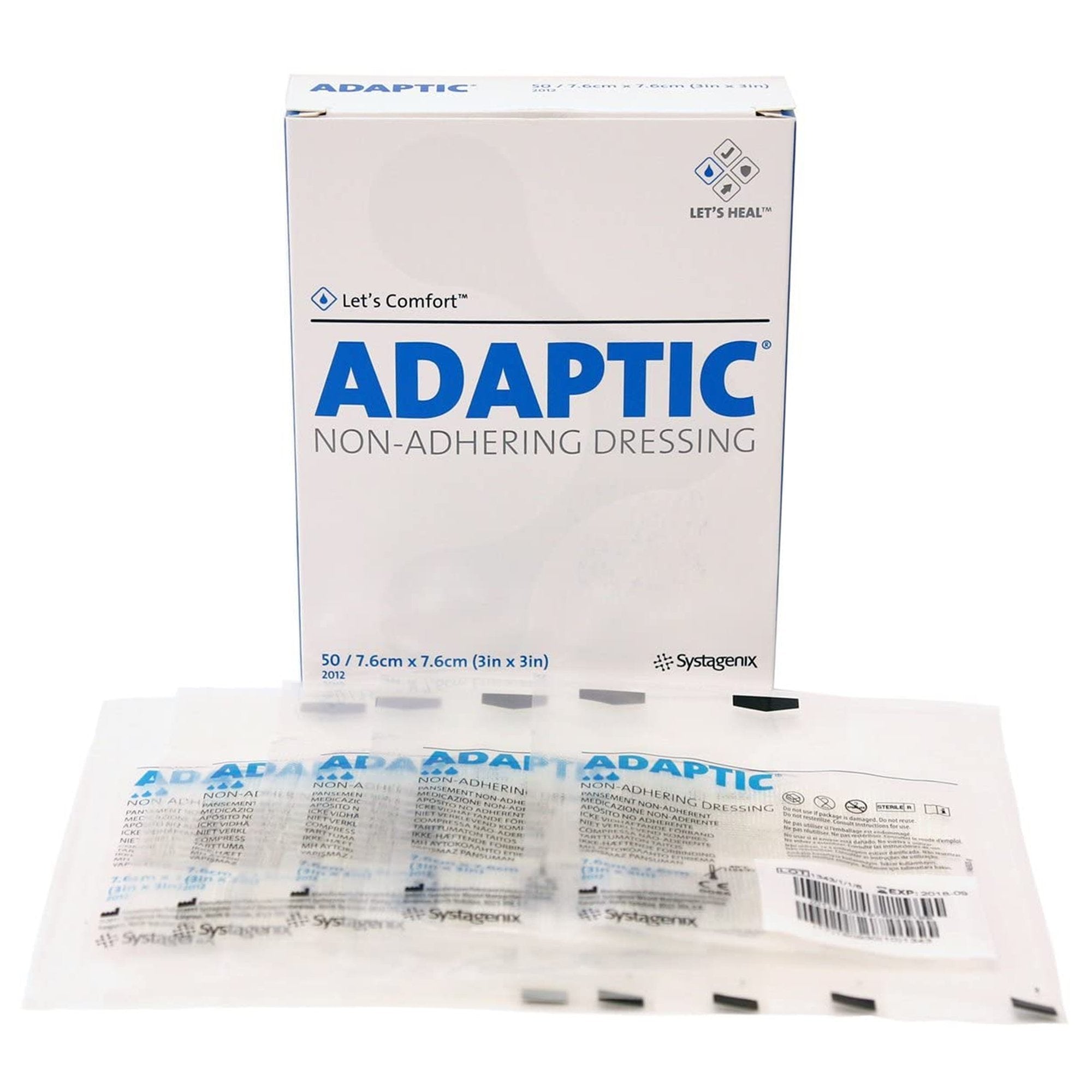 ADAPTIC® Non-Adhering Dressing, 3" x 8"