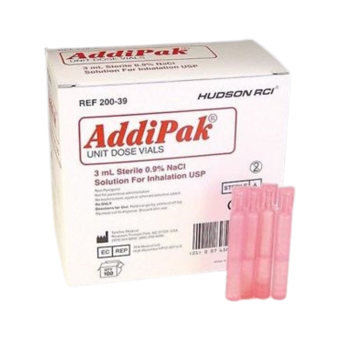 Addipak® 0.9% NaCl Solution for Inhalation USP, 3 mL Sterile