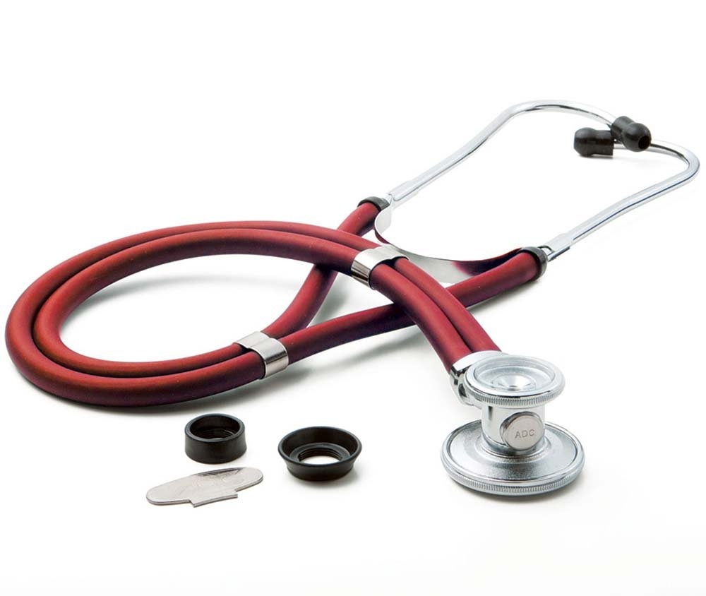 Adscope® 641 Sprague Stethoscope, Burgundy, 30"