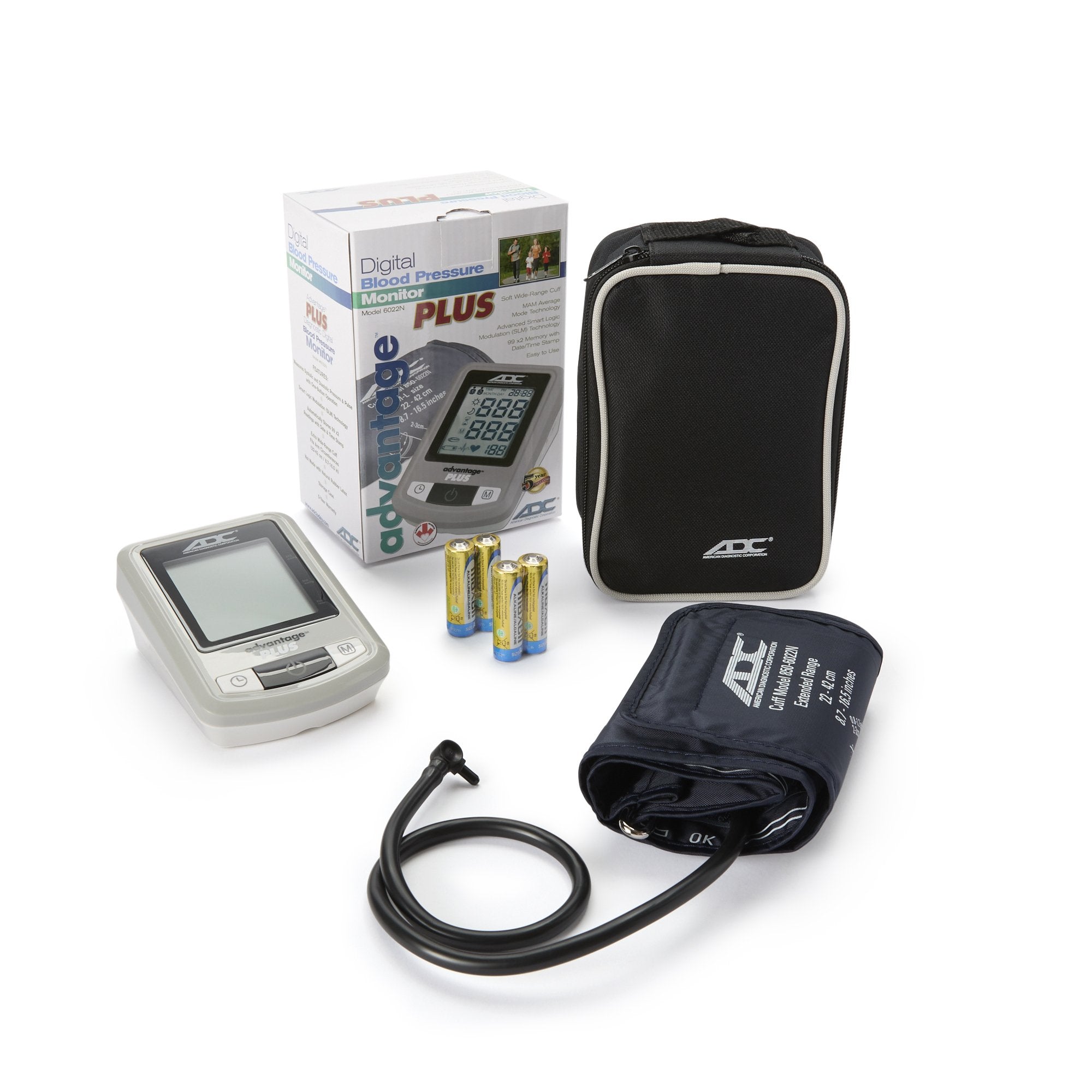 Advantage™ 6021N Automatic Digital Blood Pressure Monitor, Adult, Navy
