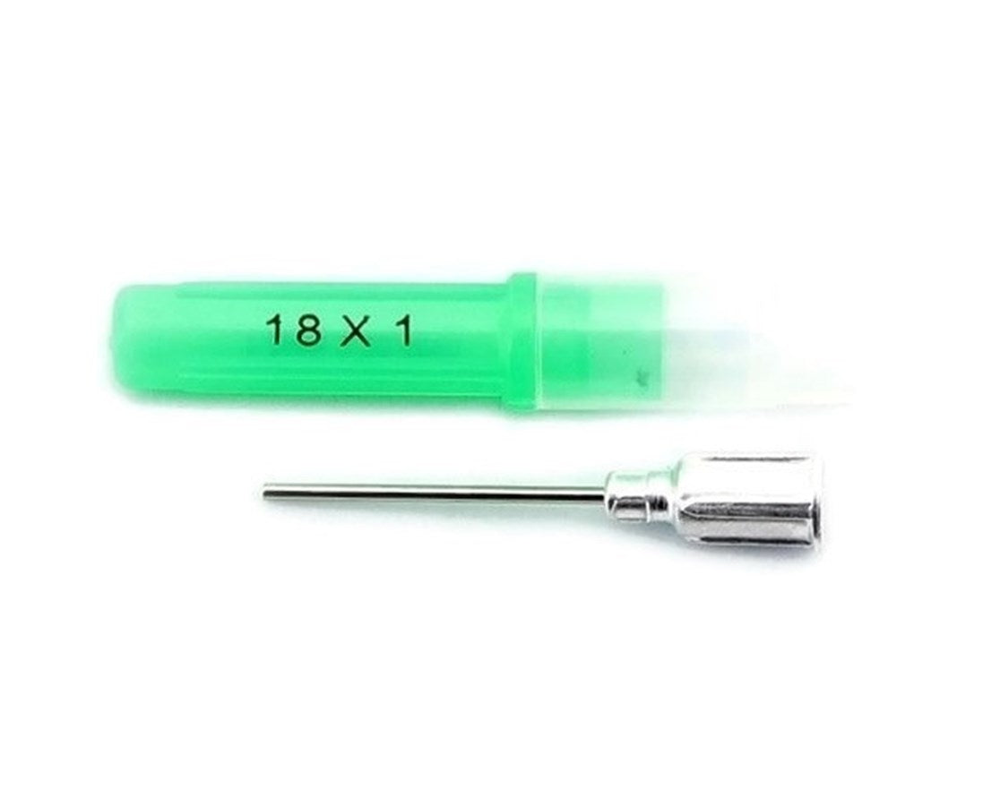 Aluminum Hub Blunt Needle, 18g x 1"