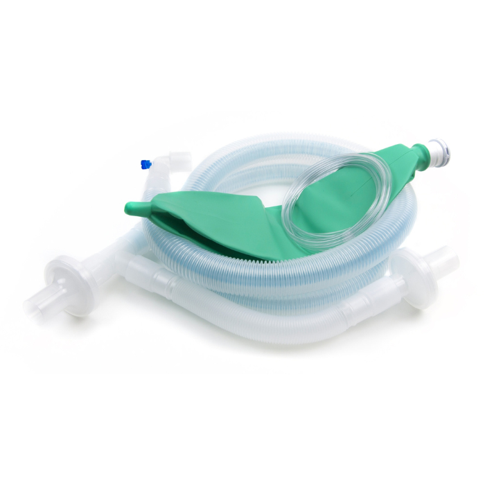 Anesthesia Breathing Circuit, 3 Liter Bag, Adult, Single Limb, 60" Tube