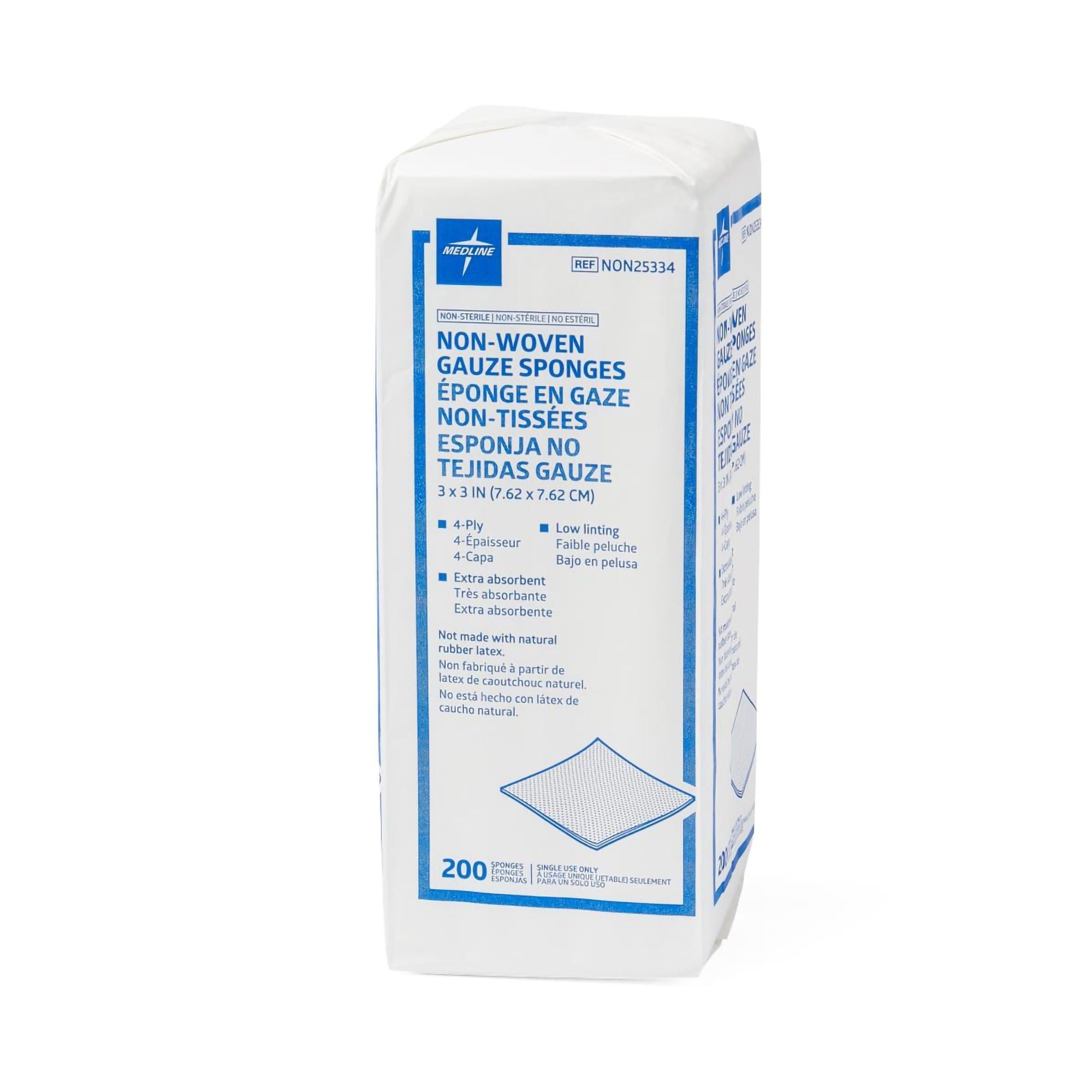 Avant Gauze Non-Woven Non-Sterile Sponges, 3" x 3"