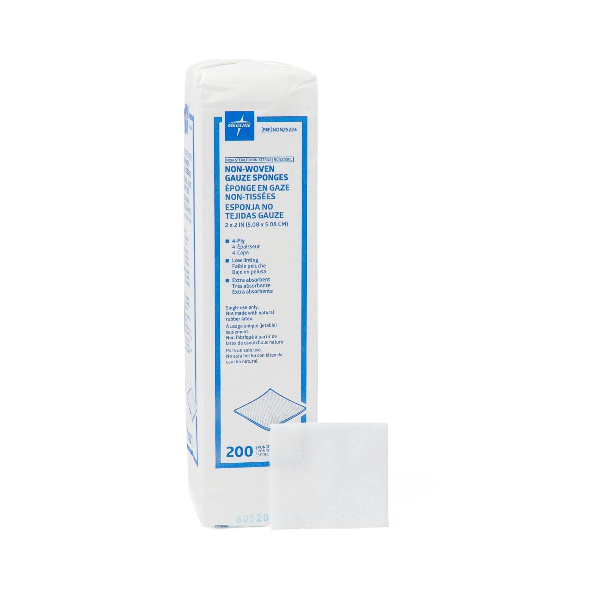 Avant Gauze Sponge Non-Woven Non-Sterile, 2" x 2", 4-Ply