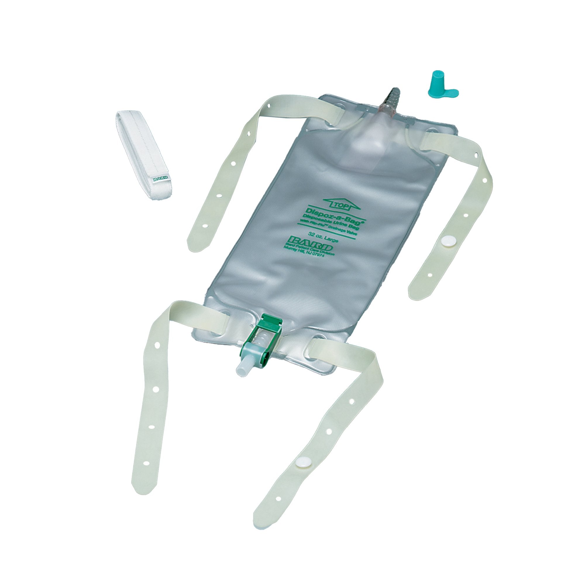 BARD® DISPOZ-a-BAG® with FLIP-FLO™ Valve, 4 Bags, 32oz.