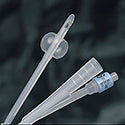 Bardia All-Silicone Foley Catheter, 20fr, 30cc Balloon, 2-Way, Sterile