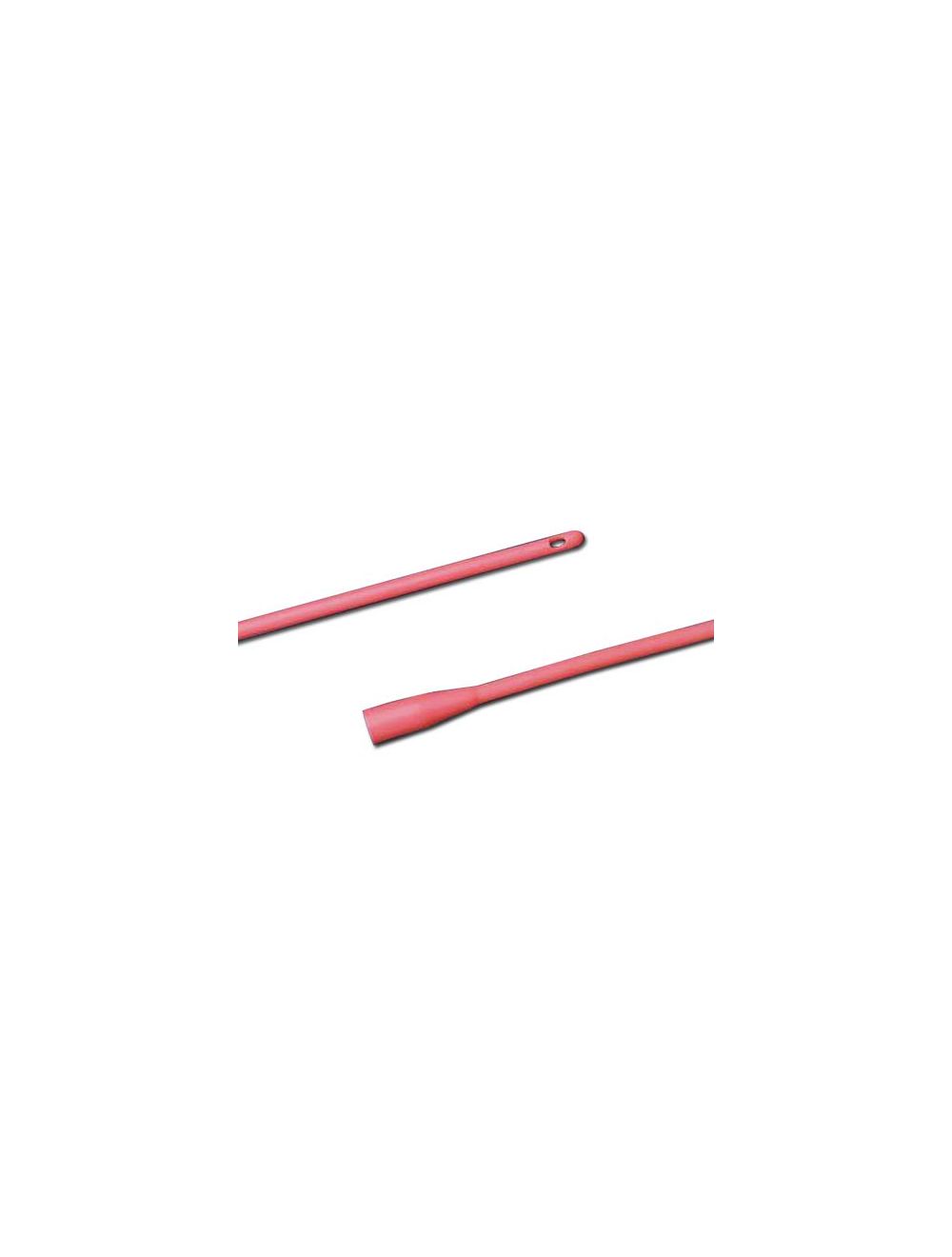 Bardia® Red Rubber Urethral Catheters, Coude Olive Tip, 12Fr