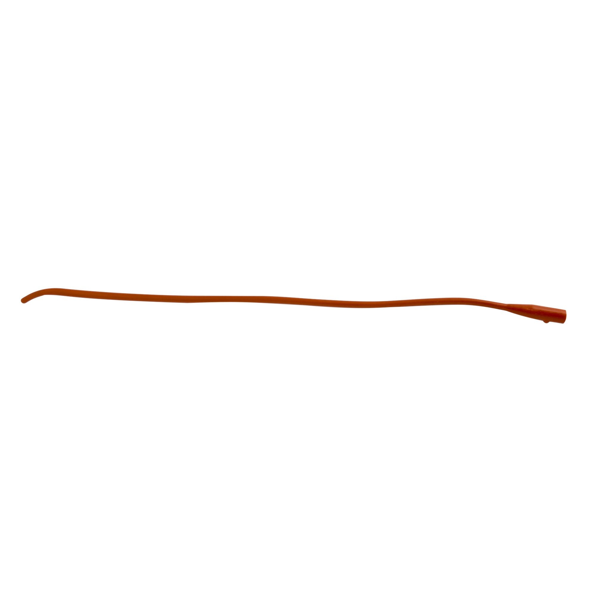 Bardia® Red Rubber Urethral Catheters, Coude Olive Tip, 16Fr