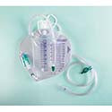 Bards Urinary Drain Bag with Anti-Reflux Valve, 2000mL, Vinyl