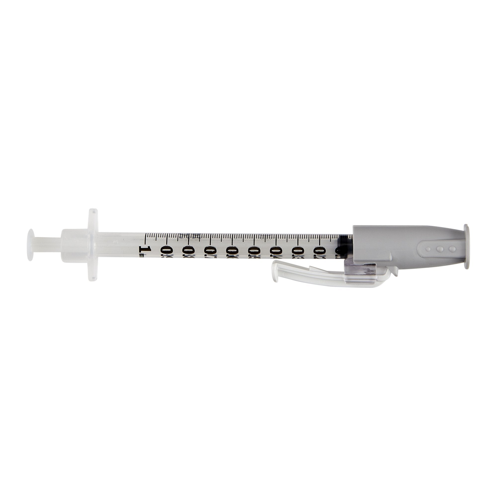 BD™ SafetyGlide™ TB Syringe with Permanently Attached Needle, 1mL, 27g x ½"
