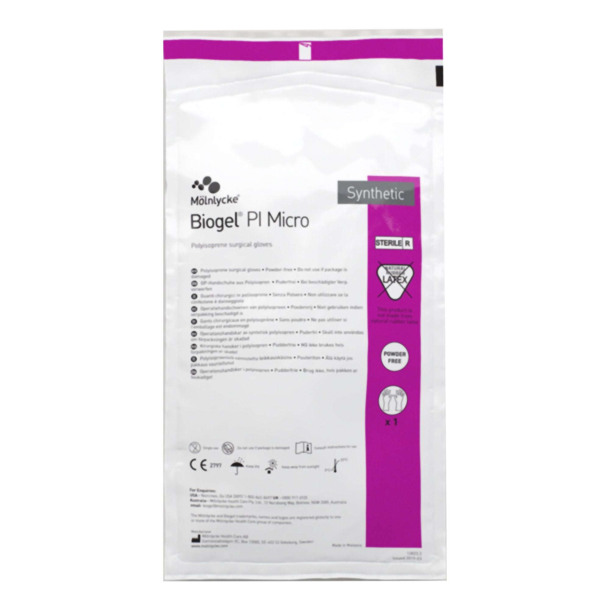 Biogel® PI Micro Surgical Glove, Size 7, Sterile