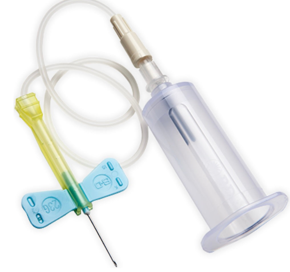 Blood Collection Set, Safety-Lok with Pre-Attached Holder, 21G x ¾" Needle, 12" Tubing