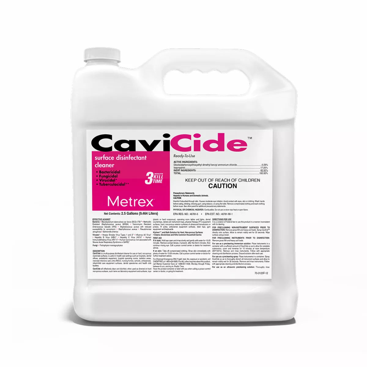 CaviCide® Disinfectant, 2.5 gallon