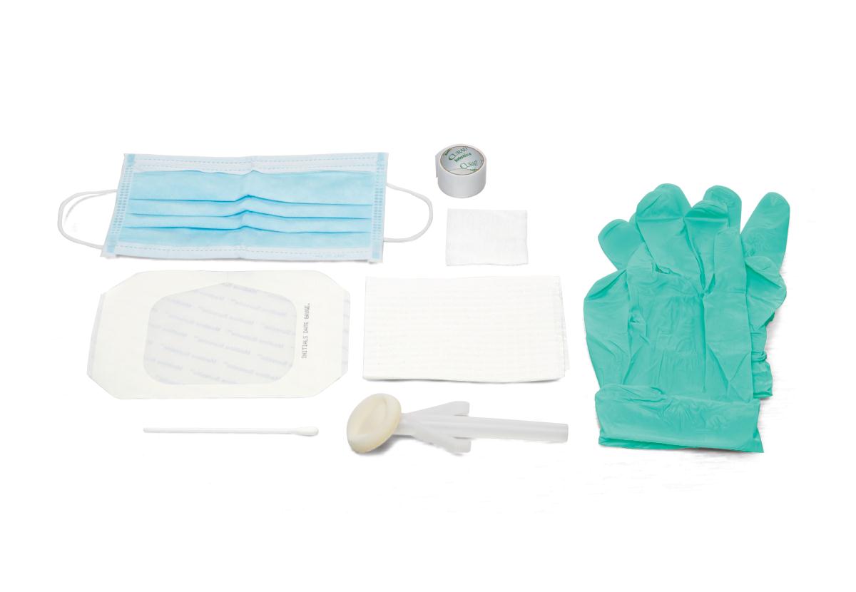 Central Line Dressing Change Tray w/CHG & ChloraPrep