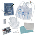Coated Latex Closed System 16Fr Foley Catheter Tray, 10ml Bag