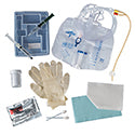 Coated Latex Closed System Foley Catheter Tray, 16Fr, 10mL Bag, Hydrogel