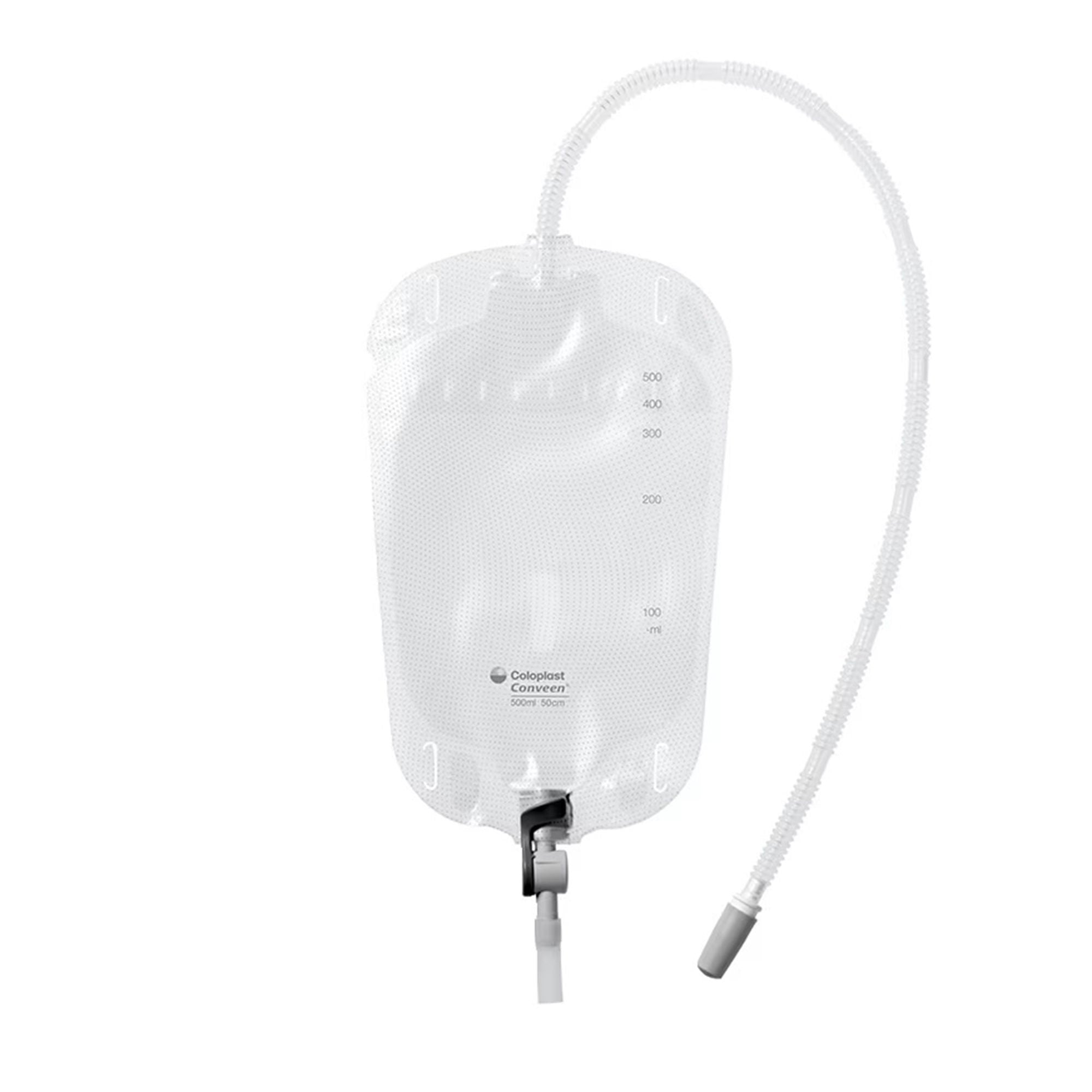 Conveen® Security+ Urinary Leg Bag w/Anti-Reflux Valve, Non-Sterile 1000mL