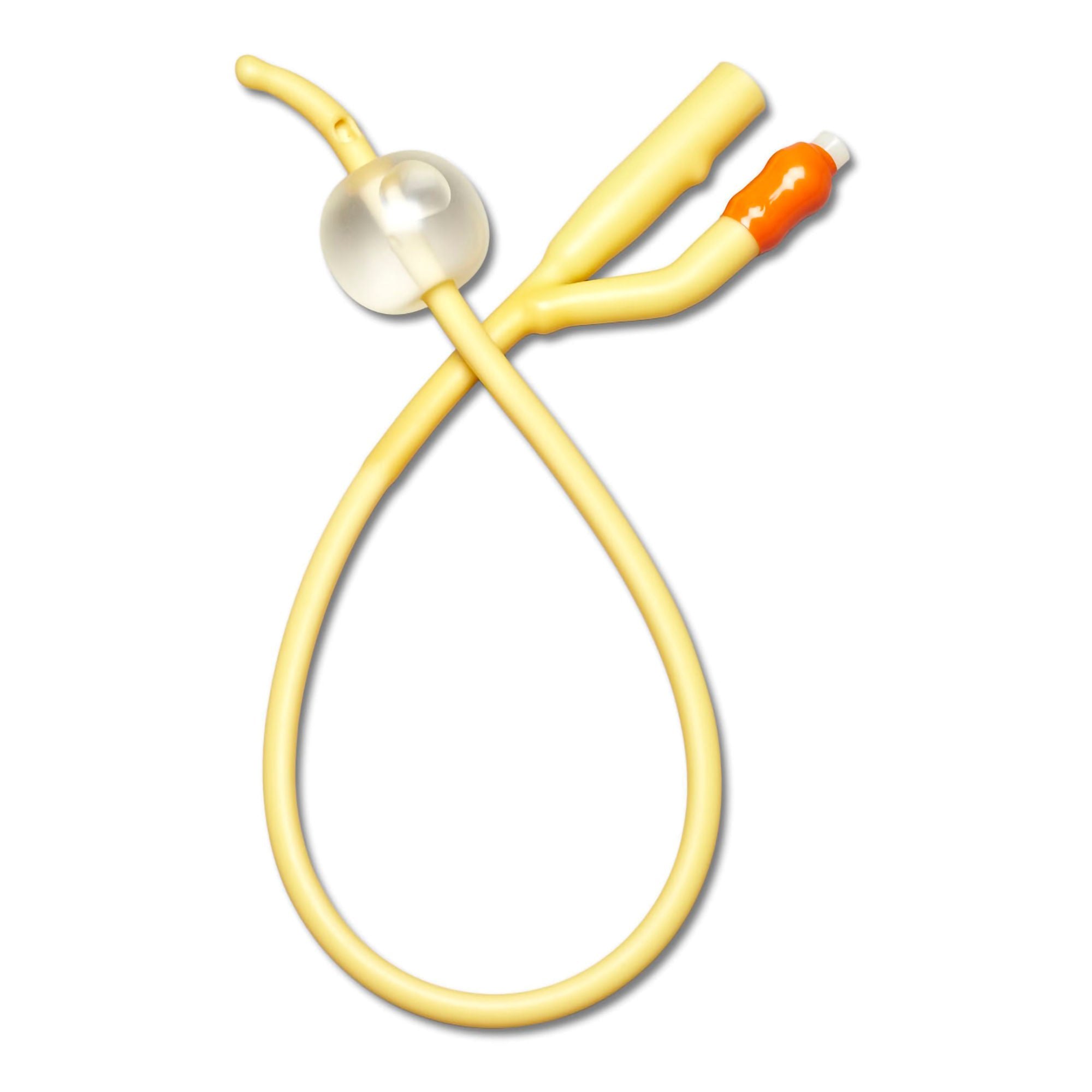 Coude Silicone-Elastomer Coated Latex Foley Catheters, 16fr