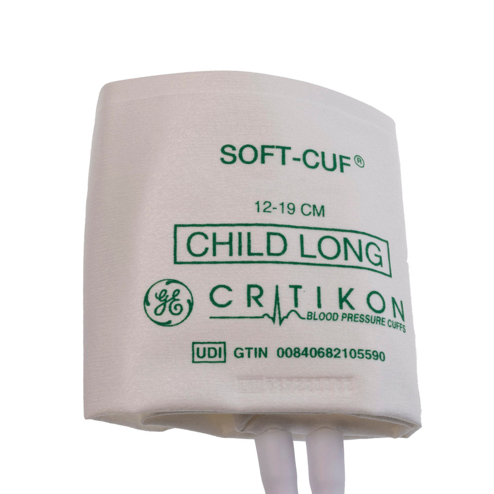 Cuff, Child Long, 2-Tube Dinaclick Connector, Green