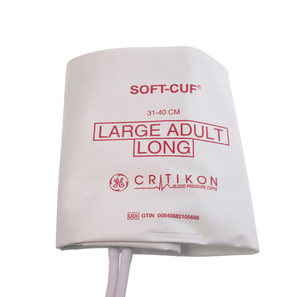 Cuff, Large Adult Long, 2-Tube Dinaclick Connector, Rose