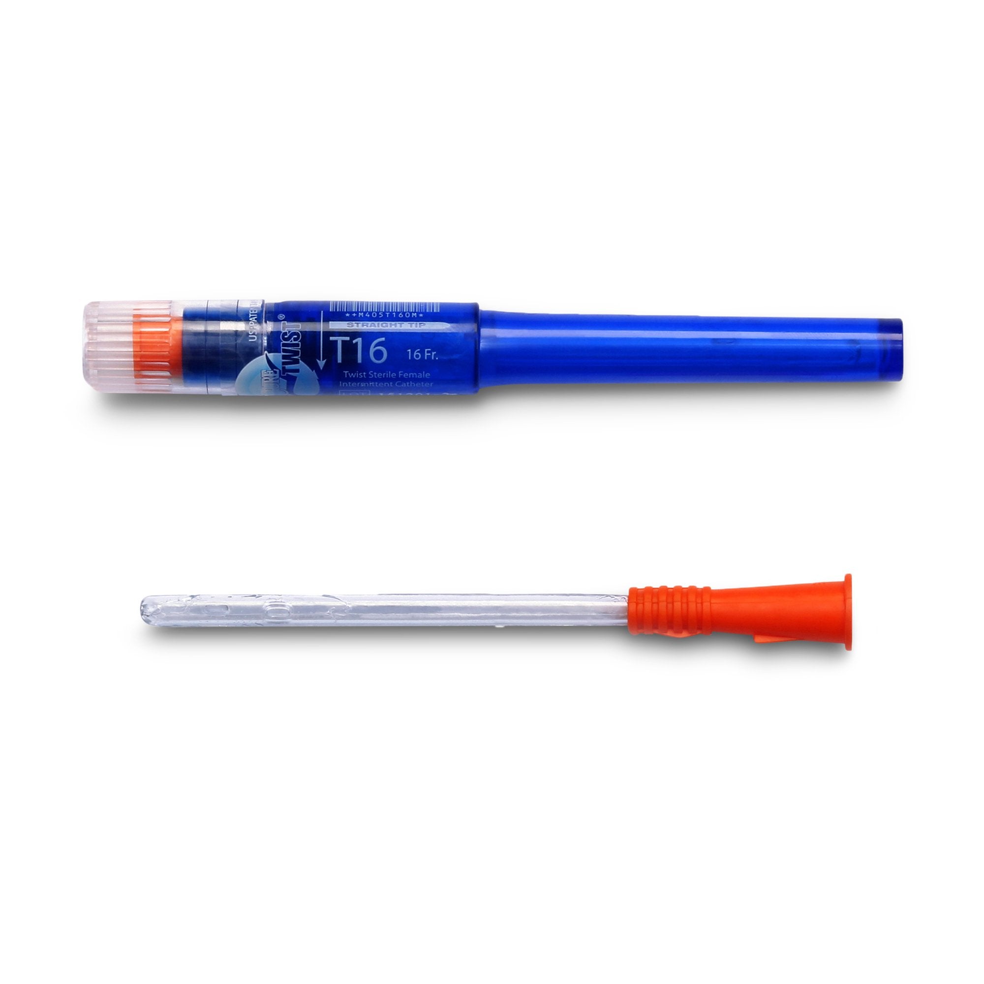 Cure Twist™ Female Catheter with Straight Tip, 6”, 16Fr A4351