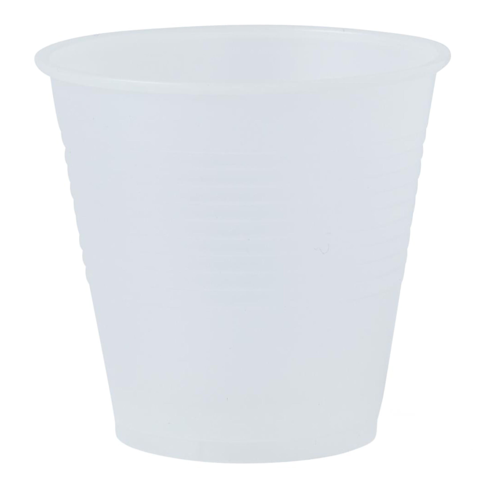 Disposable Plastic Drinking Cup, 5oz, Translucent