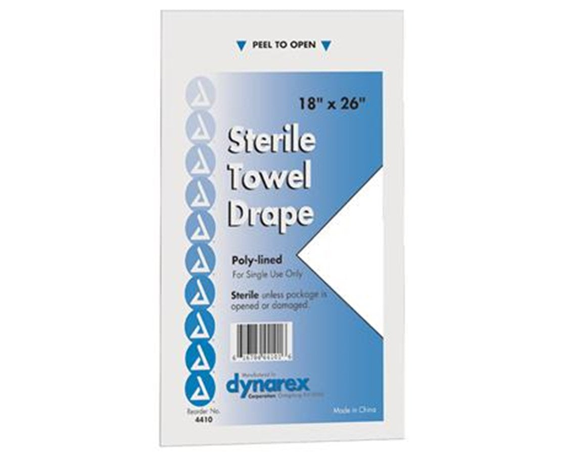Disposable Sterile Towel Drapes, Plain, 18" × 26"