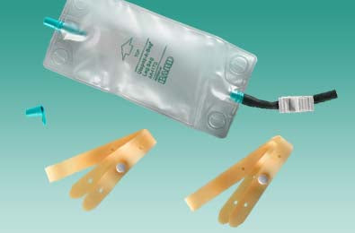 DISPOZ-a-BAG® Leg Bag, Rubber Cap Valve with Latex Straps, 9 oz. (1 Pair) 48/cs