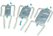 DISPOZ-a-BAG® Leg Bag, Rubber Cap Valve with Latex Straps, 9 oz. (1 Pair) 50/cs