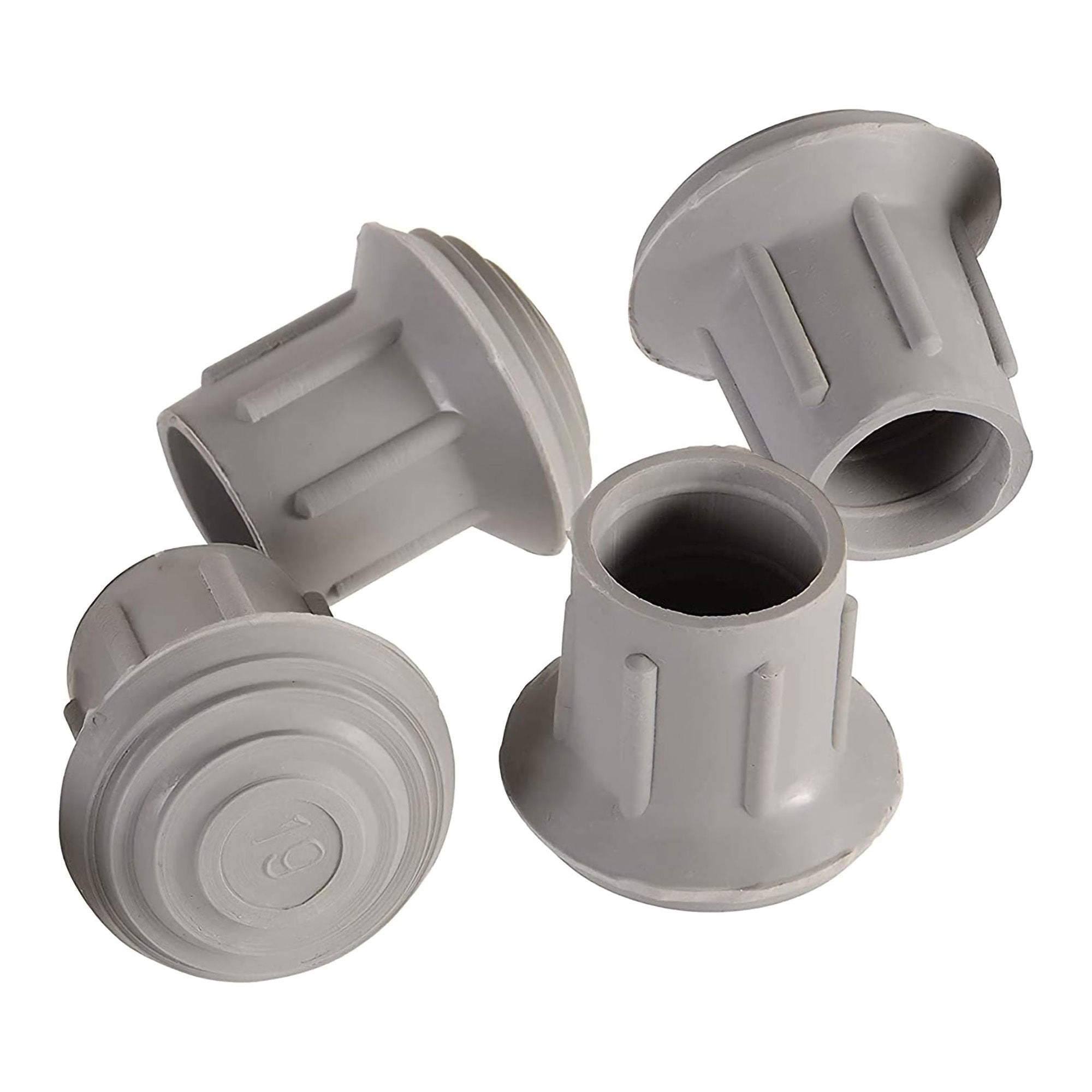 DMI® Walker and Cane Replacement Tips, Gray, 1"