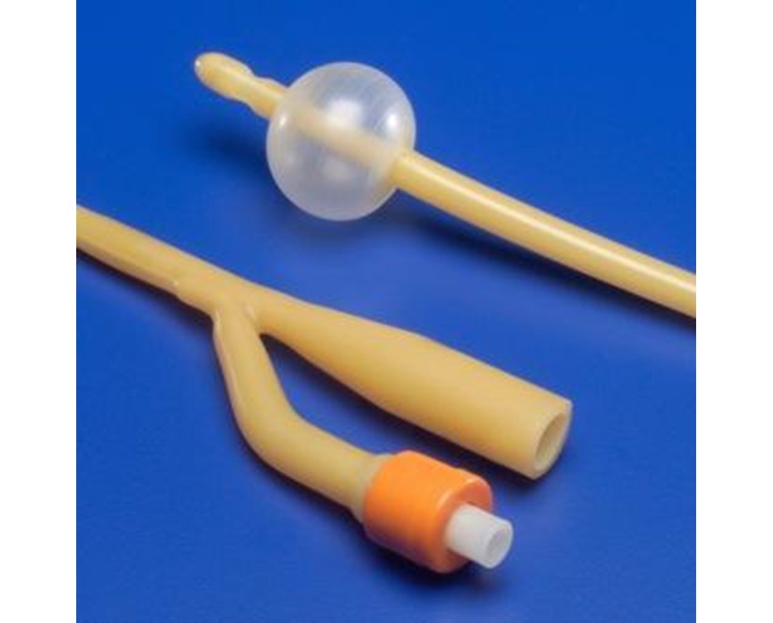 Dover™ Hydrogel Coated Latex Foley Catheter, 16fr, 30cc Balloon, 2-Way