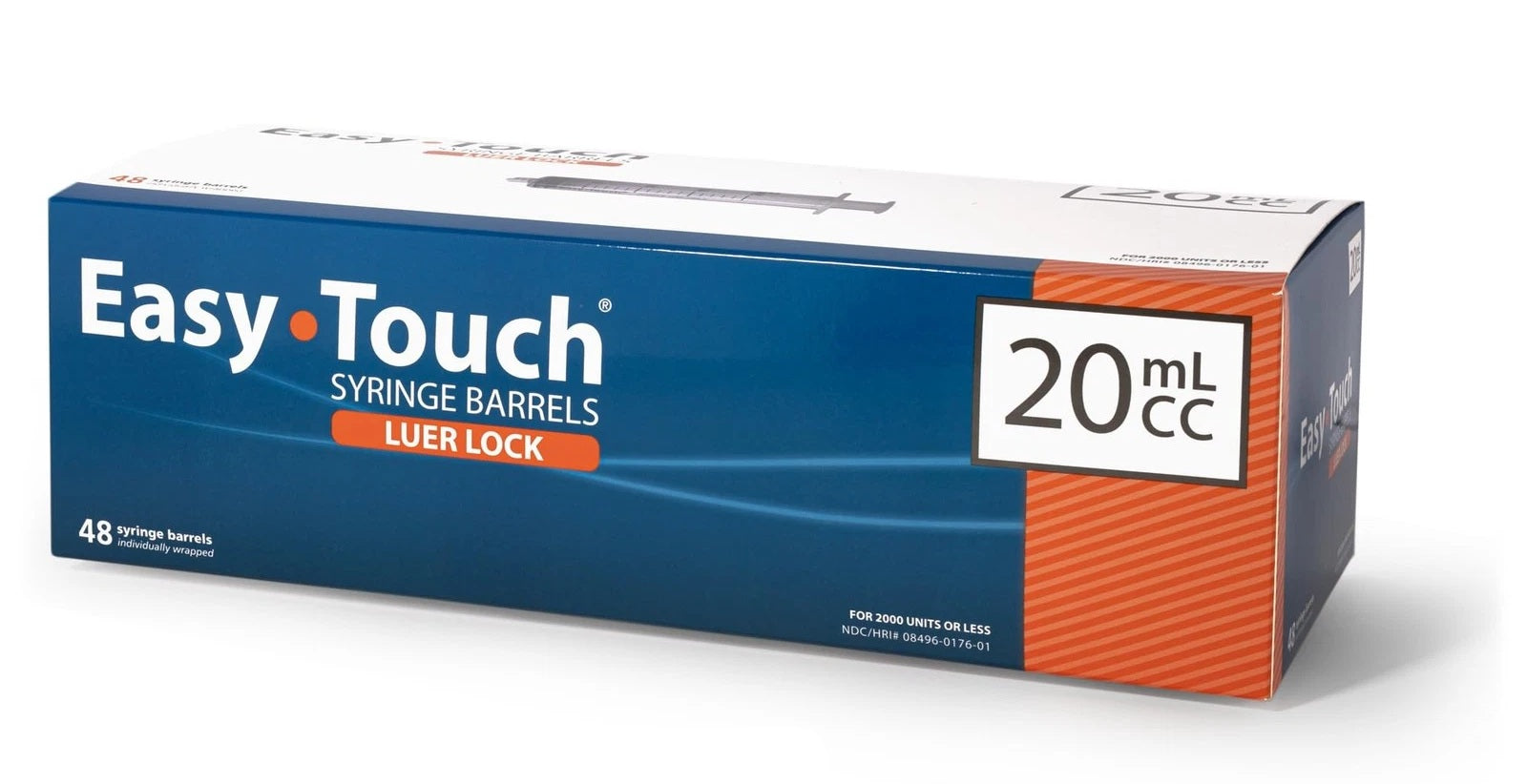 Easy Touch 20ml Luer Lock Syringe