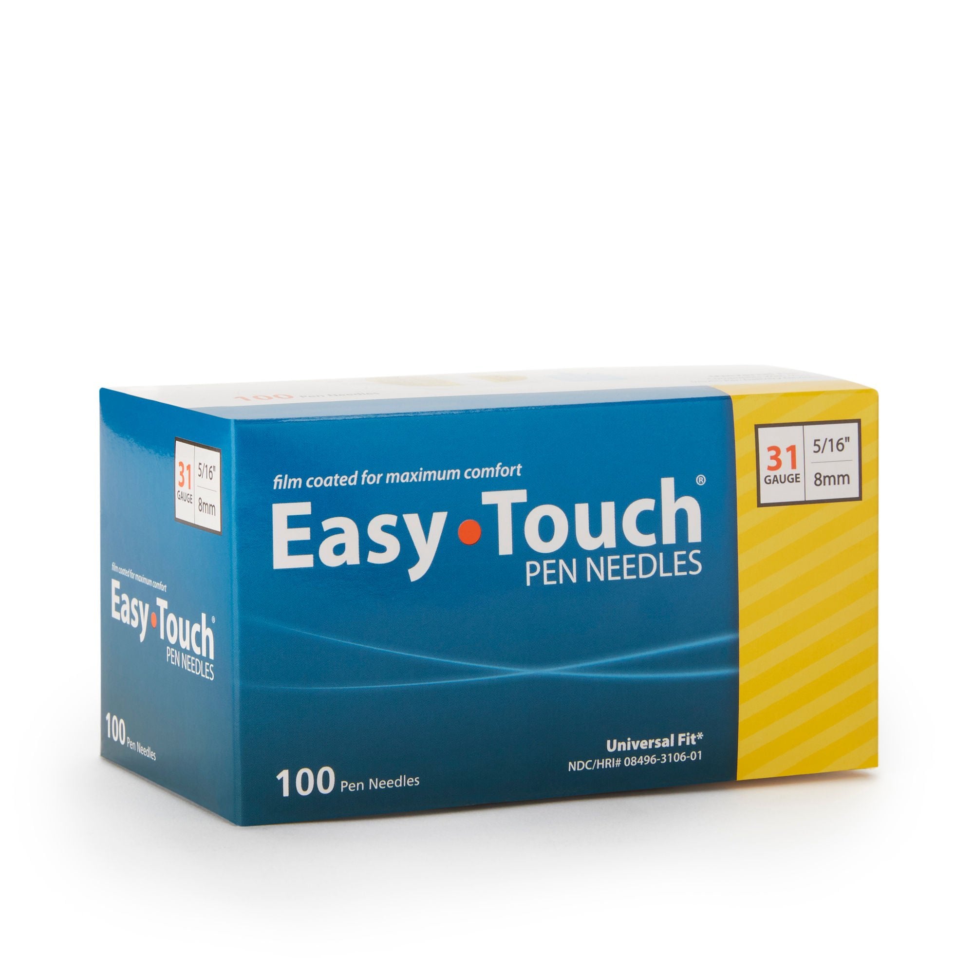 EasyTouch® Pen Needle, 31G x 5/16", 8mm (A4215)
