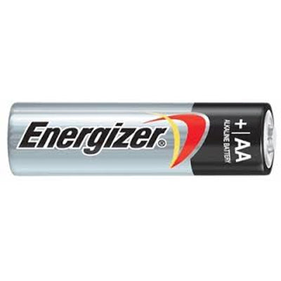 Energizer® AA Alkaline Battery, 1.5 Volt - 2 Pack